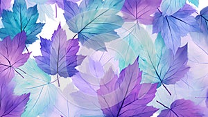Colorful leaf nature texture background illustration design. Generative AI