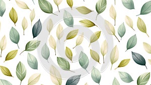 Colorful leaf plant texture background illustration design, Generative AI