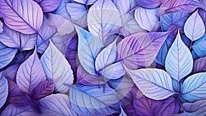 Colorful leaf plant texture background illustration design, Generative AI