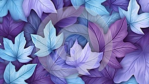 Colorful leaf plant texture background illustration design, Generative AI
