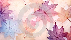 Colorful leaf plant texture background illustration design . Generative AI