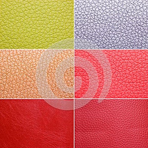 Colorful leather patterns