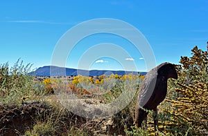 Mountain in Galisteo New Mexico photo