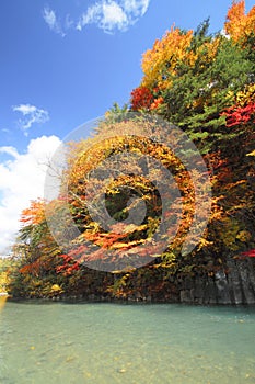 Colorful leaves in Gully Matsukawa