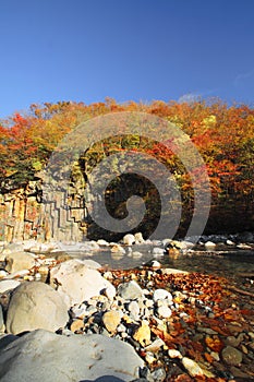 Colorful leaves in Gully Matsukawa