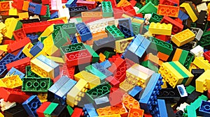 Colorful lego photo