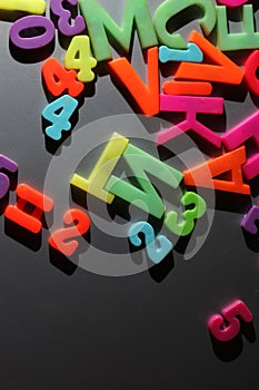 Colorful letters