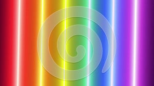 Colorful LGBT neon background abstract background with lines