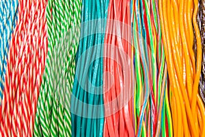Colorful licorices