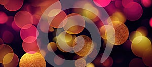 colorful light circle bokeh blur background