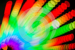 Colorful light effect for abstract background