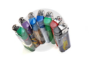 Colorful Lighters