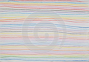 Colorful line background made from pencil color