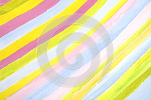 Colorful lines Background - Hand Painted and Watercolor