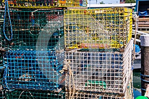 Colorful Lobster Traps