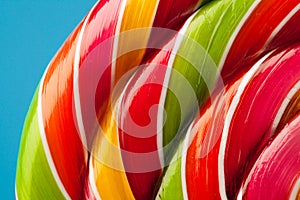 Colorful lollipop candy backdrop