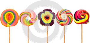 Colorful lollipop