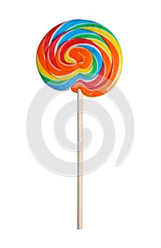 Colorful lollipop with path