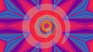 Colorful looped kaleidoscopic background for title credits, intro sequences, music videos, meditations, event