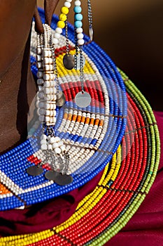 Colorful Maasai jewellery