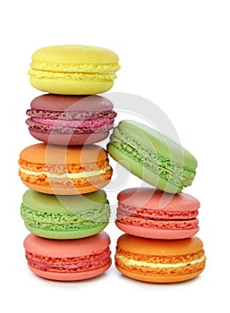 Colorful macaroons