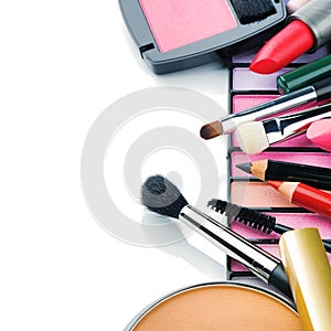 Colorful make-up products