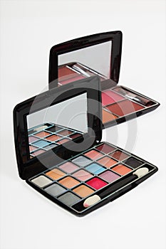 Colorful makeup kit