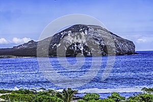 Colorful Manana Island Makapuu Beach Park Windward Oahu Hawaii photo