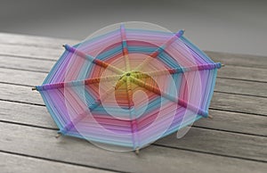 Colorful Mandalas on wood for anti-stress therapy and yoga 3d illustration