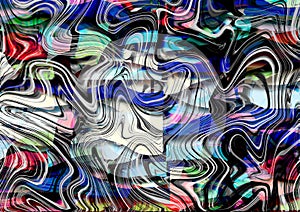 Colorful marble effect pattern abstract modern art background