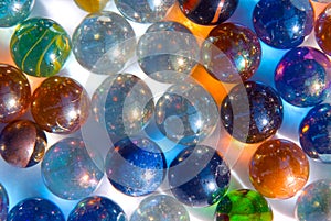 Colorful marbles