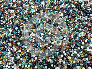 Colorful marbles makes a neat background.