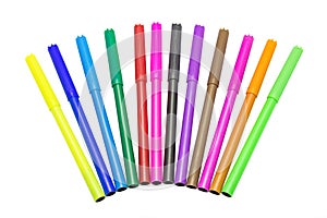 Colorful markers pens Multicolored Felt Pens