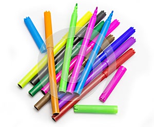 Colorful markers pens Multicolored Felt Pens