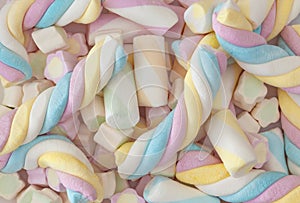 Colorful marshmallow