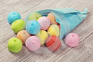 Colorful marshmallow