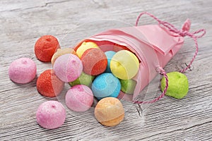 Colorful marshmallow