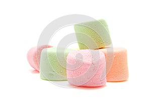 Colorful marshmallows photo