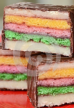 Colorful Marzipan Petit Fours