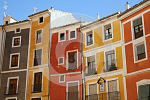 Colorful mediterranean houses