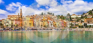 Colorful Menton - south France