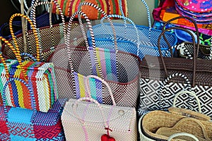 Colorful Mexican bags