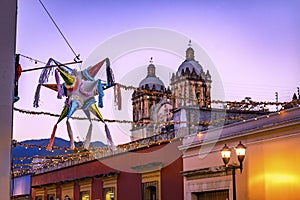 Colorful Mexican Pinata Street Santa Domingo Guzman Oaxaca Juarez Mexico photo