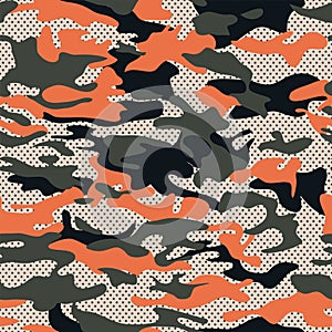Colorful military camouflage
