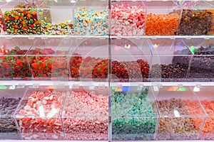 Colorful mix sugar jelly candy