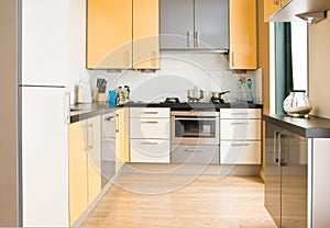 Colorful modern kitchen - horizontal