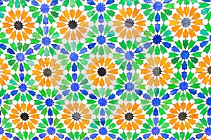 Colorful Moroccan style background