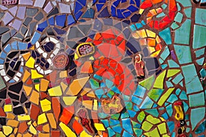 Colorful Mosaic Ceramic Tile Image