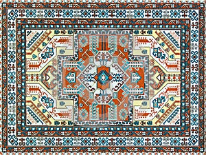 Colorful mosaic rug img