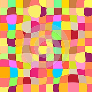 Colorful mosaic twisted background